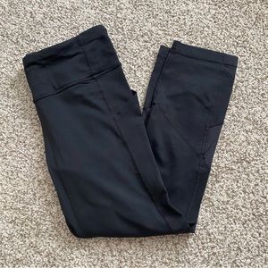 Black lululemon leggings size 6 running workout tights
